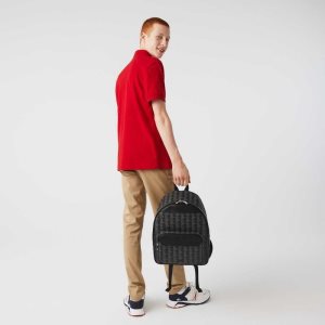 Lacoste The Blend Monogram Canvas Backpack Monivärinen | MWO-519436