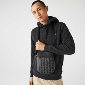 Lacoste The Blend Monogram Canvas Vertical Monivärinen | YNI-179540