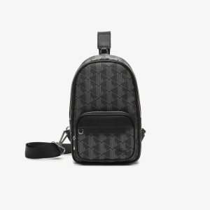 Lacoste The Blend Monogram Print Cross Body Monivärinen | QCZ-869347