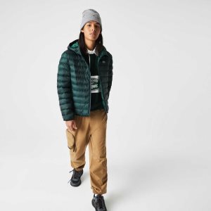 Lacoste Tikattu Hupullinen Vihreä | HZG-683924