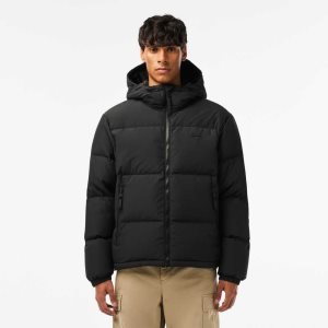 Lacoste Tikattu Vesi-Repellent Mustat | ERW-280317