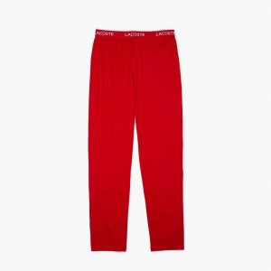 Lacoste Ultra-Soft Puuvilla Jersey Pajama Bottoms Punainen | JSA-892671
