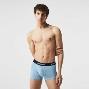 Lacoste Vapaa-ajan Bokserin Brief 3-Pack Sininen Harmaat | OYJ-465917