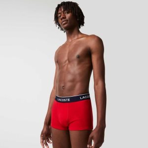 Lacoste Vapaa-ajan Bokserin Brief 3-Pack Laivastonsininen Sininen Punainen Laivastonsininen Sininen | WXA-516409