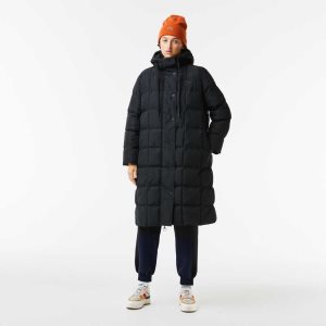 Lacoste Vesi-Repellent Long Mustat | LTD-396408
