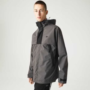 Lacoste Vesi-Repellent Parka Mustat | WAC-273160