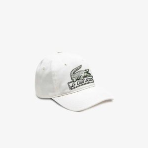 Lacoste Vintage Croc Print Valkoinen | XQW-351980