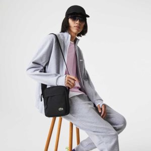 Lacoste Zip Crossover Mustat | QUI-891762