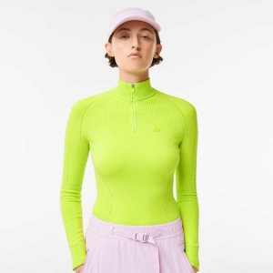 Lacoste Zip Neck Villa Keltainen | TJR-721053