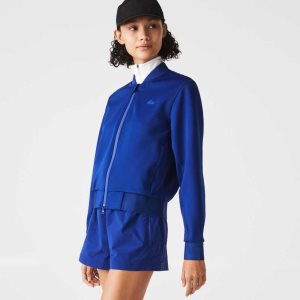 Lacoste Zip-Up Teddy Sininen | RGU-465201