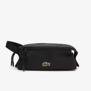 Lacoste Zippered Toiletry Mustat | CUY-564309